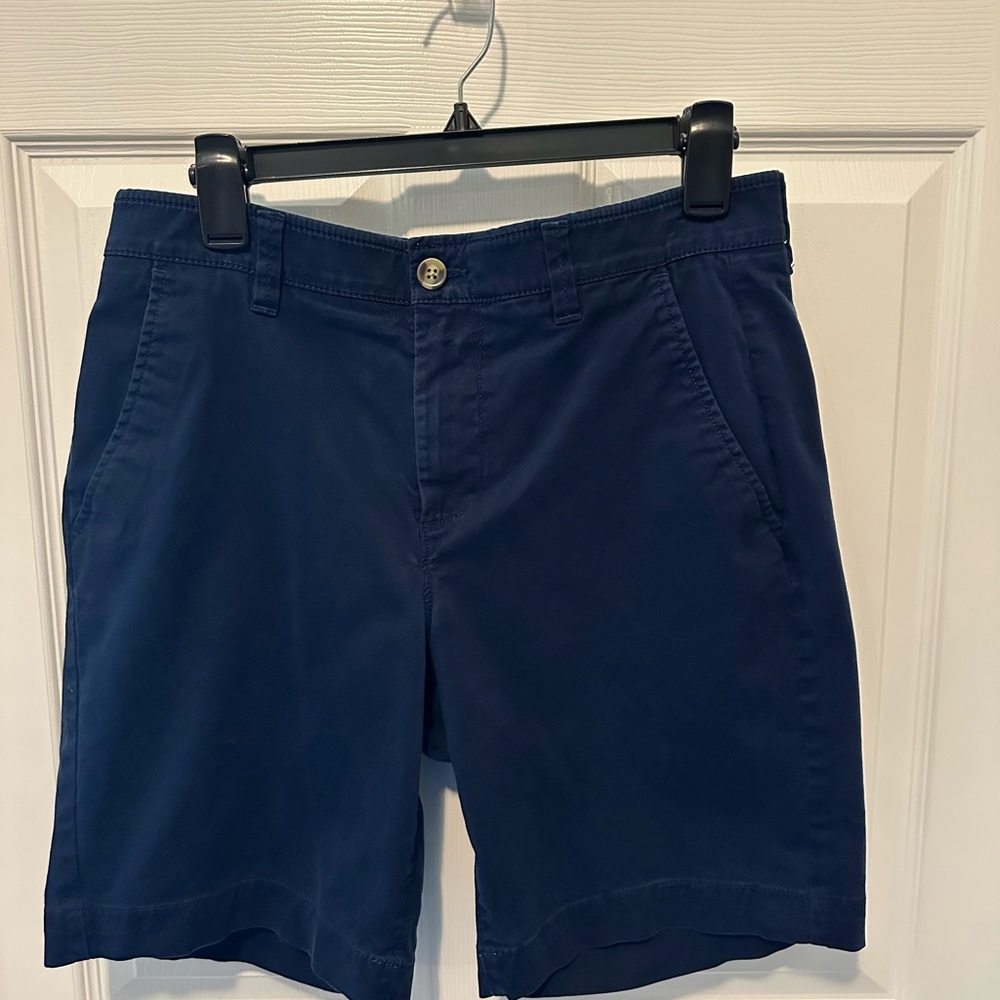 Crown & Ivy Motion Flex Navy Shorts 9”